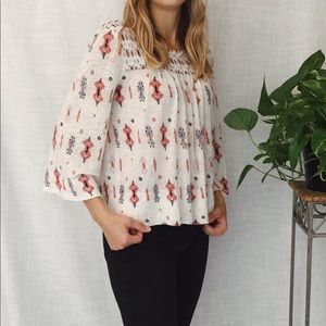 ‼️Lucky Brand Printed Blouse